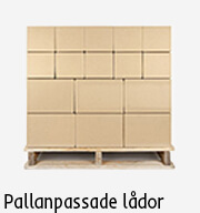 emballage pallanpassad låda