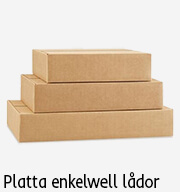 emballage platt låda
