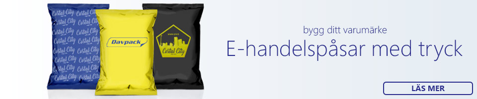 e-handelspåsar med tryck